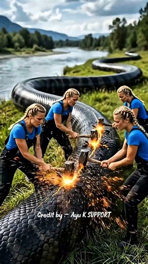 🐍 The Python Got Angry! 😱🤣#AngryPython #FunnyShorts #FamilyShorts