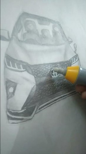 realistic drawing of fortuner legender plus