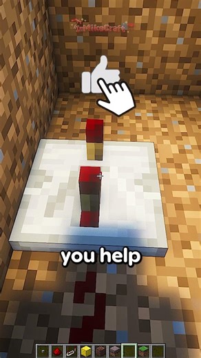How to BUILD a REALISTIC DOORBEL in MINECRAFT! #minecraft #shorts