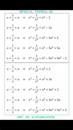 Math Special Formula #mathchallenge #maths