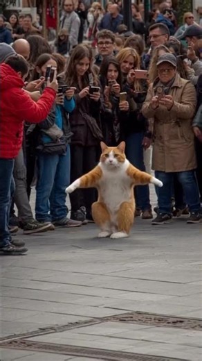 Fur-ever Macarena Moves. cat dance, Macarena. #shorts #MacarenaCat