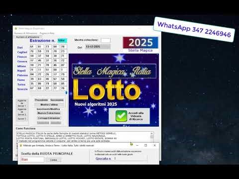 LOTTO_STELLA MAGICA for WINDOWS.. see now.. it's a TOP program