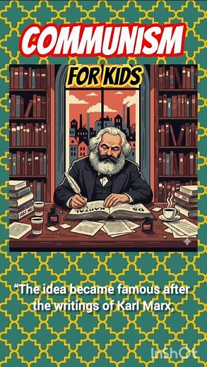 Communisim explained for kids #communism #socialism #cheguevara #karlmarx #ai #gemini