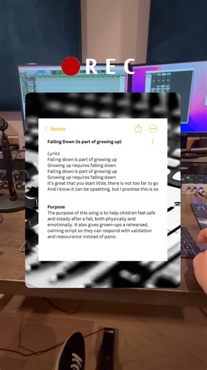 Emily Aronoff 🥳 ✡️ 🎶✌️ on Instagram: "I sing this song while I’m literally scooping children up after a stumble . Falling down is part of growing up. Growing up requires falling down. This isn’t a performance song. It’s a regulation song. A repair song. A “your body is safe and your worth is intact” song. This one’s for real moments, not perfect ones. Recorded today. More coming. #earlychildhoodeducation #musicaseducation #songleading #childdevelopment #regulation coregulation traumainformed e