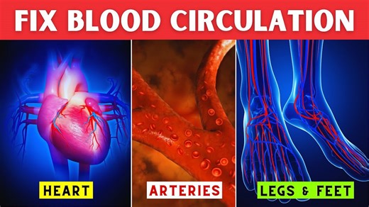How to FIX Blood Flow & Circulation! Heart, Arteries, Legs & Feet