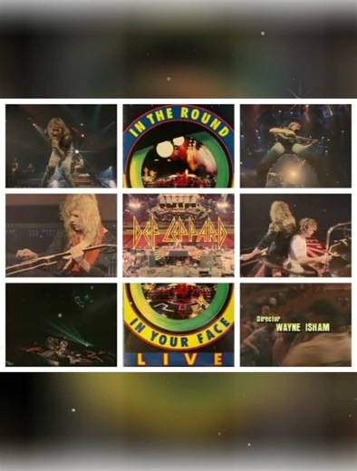 "In the Round In Your Face" (VHS) was released on March 7, 1989 🎸📀 #defleppard