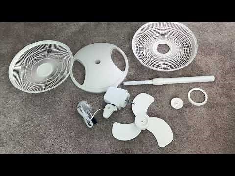 How to assemble and use a Lasko 16 inch Oscillating Multi Purpose Pedistal Fan