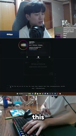 Playing osu! but sideway mouse? #osu #osugame #shorts