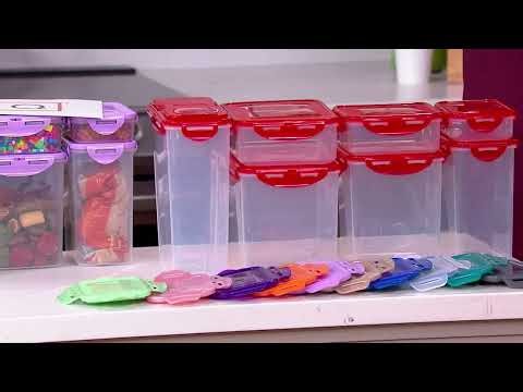LocknLock 7-Piece Stackable Pantry Storage Set on QVC