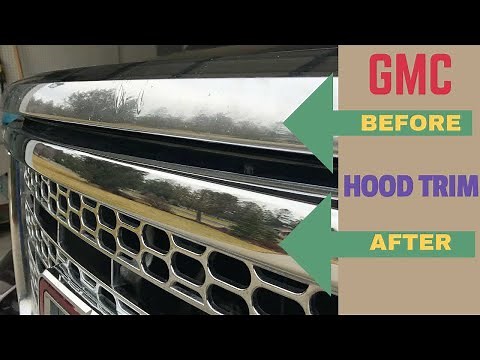 GMC Hood Trim Replacement (5 Minute fix)