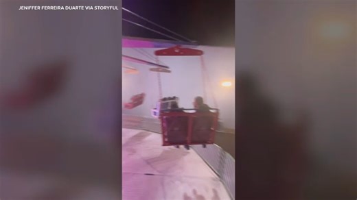 Ride collapses at amusement park in Brazil, video shows