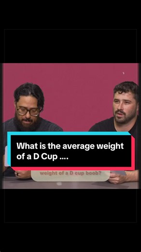 What is the average weight of a D cup …. #basementyard #TheBasementYardClips #joesantagato #Fran #TheBasementYard
