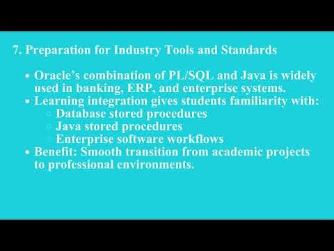 Applying Java Advanced Interface with PL/SQL | Q4 Oracle L31 P4 | SMILE ROAD