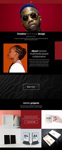 Creative form in design - Website Template by Nicepage
