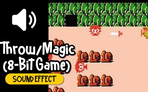 丢 魔术 攻击 8-bit 游戏 音效 (HQ)
