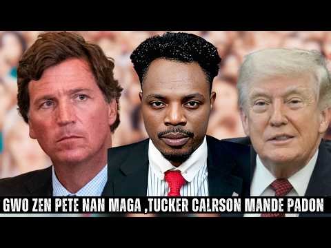 TRUMP PRAN YON LOT KOU!MAGA DIVIZE TUCKER CARLSON MANDE PEP PA LA PADON,YON LOT KARAVAN NAN MEXIQUE