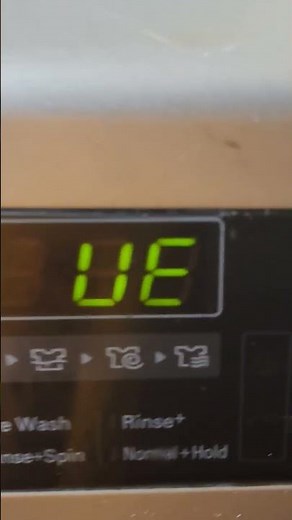 LG washer UE error ; unbalanced load code #shorts