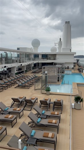 90 reactions | What do you think of this pool deck design with the pool on one side rather than in the middle? This is Silversea Silver Ray luxury cruiseship that carries 728 passengers and includes butler service. #cruiseship #cruises #cruising #cruiseholiday #cruiselovers #silverseacruises #royalcaribbean @silverseacruises #smallship #luxurycruises #smallshipcruising | Cruiseguru | Facebook