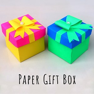 Learn how to make this beautiful and easy DIY gift box using color craft paper. Making these cute and colorful gift boxes is very easy and you can make it for gift packing & wrapping or DIY gifts for birthday, friendship day, mothers day, valentines day etc. #giftbox #diygifts #papercrafts #littlecrafties ▷ DOWNLOAD Our Online Art & Craft Course for Kids "Crafto'Pedia" https://share.graphyapp.co/craftopedia ▷ CRAFT SUPPLIES Buy Craft Supplies we use https://amzn.to/2C73bAj ▷ STAY CONNECTED ♥ www
