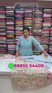 𝗞𝗼𝘁𝗮 𝗗𝗿𝗲𝘀𝘀 𝗠𝗮𝘁𝗲𝗿𝗶𝗮𝗹𝘀 𝘄𝗶𝘁𝗵 𝗲𝗺𝗯𝗿𝗼𝗶𝗱𝗲𝗿𝘆 𝘄𝗼𝗿𝗸 | 𝗦𝗮𝗵𝗶𝘁𝗵𝗮 𝗦𝘁𝘂𝗱𝗶𝗼’𝘀 𝗦𝗶𝗴𝗻𝗮𝘁𝘂𝗿𝗲 𝗖𝗼𝗹𝗹𝗲𝗰𝘁𝗶𝗼𝗻 | 📞 88855 54409