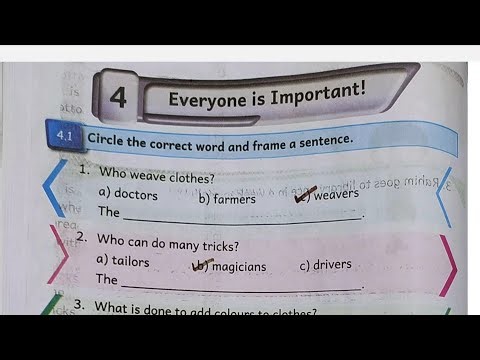 EE 4th std English term 3 unit 4 workbook answers