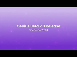 VERSES Genius Beta 2 0 Release