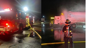 Hydrogen tanker fire prompts evacuation in Troutman, firefighters say