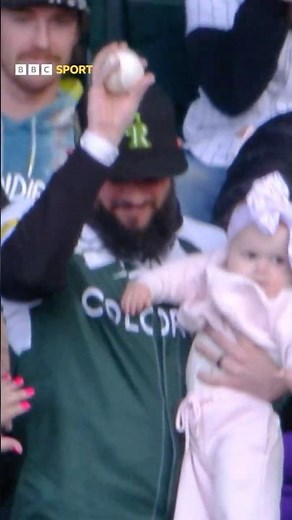 What a CATCH from Colorado Rockies fan! ⚾ | BBC Sport