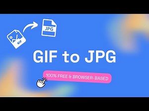 How To Convert GIF Files To JPG