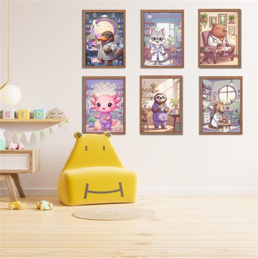 Pediatric Poster Set for Doctor Office Decor, Medical Student Gift, Hospital Wall Art. - Etsy