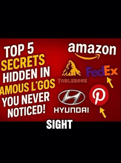 Top 5 Secrets Hidden in Famous Logos You Never Noticed 👀 #logosecrets #hiddenmeanings #mindblowing