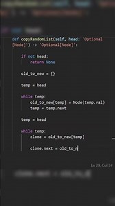 Leetcode #138: Copy list with random pointers using Python ❤️#leetcode #python #dsa #coding