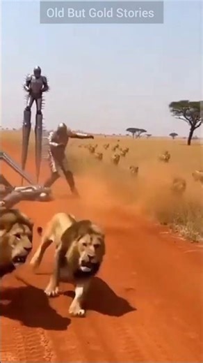 Lions vs Spiked Armor Man… They Tried Everything! 😳🦁 #SavannaShockTest