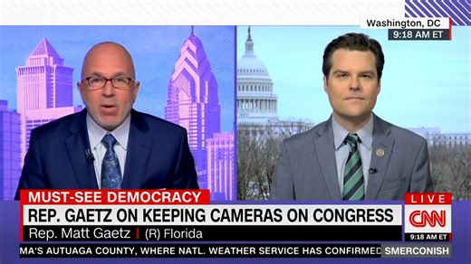 29K views · 832 reactions | ICYMI: Congressman Matt Gaetz joined "Smerconish" on CNN to discuss his amendment to keep C-SPAN cameras on the House floor, his interview earlier this week with Congressman George Santos, Speaker McCarthy's commitment to release all the surveillance footage from January 6th, and more! WATCH: https://rumble.com/v25ia00-matt-gaetz-talks-speaker-vote-january-6-and-george-santos-on-cnns-smerconis.html | Congressman Matt Gaetz | Facebook