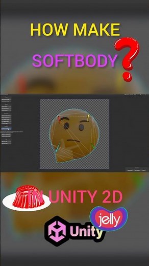 How make SoftBody 2D in Unity tutorial jelly physics for beginners gamedev speedtutor