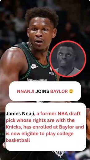 Knicks DRAFT James Nnaji! 😱🔥 #shorts #Knicks #JamesNnaji #NBA #Draft #ytshorts #feed