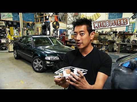 Can Two Cars Stuck Nose-To-Nose Actually Drive? | MythBusters