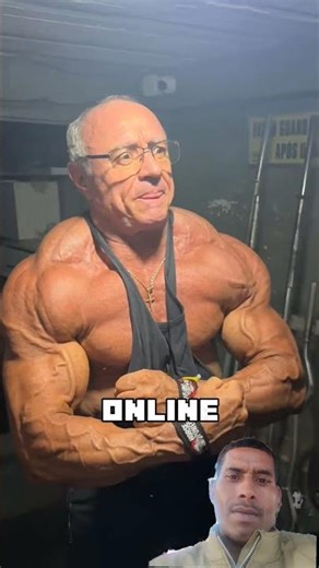 85 year old bodybuilder 🔥age just number #gym #motivation #workout