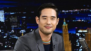 A bloody hand from a run in with a sea urchin helped Raymond Lee land his Top Gun: Maverick Role. | The Tonight Show Starring Jimmy Fallon