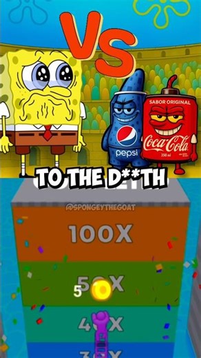 Spongebob Battle Against Cola💥