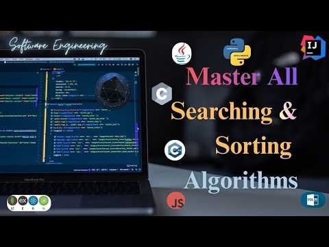 All Searching & Sorting Technique in One Shot Video! | Complete DSA Guide #computerscience #dsa