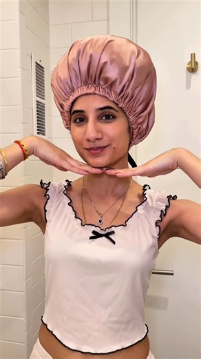 Aricha on Instagram: "This is my go to method when I really can’t risk waking up with frizzy curls!! The most gorgeous hair scarf is from @curlfriend.collective let me know if you want a referral link to get 10% off!! The adjustable bonnet is from @yanibest_haircare and can be found on my store front in my bio . . . #curlyhair #healthycurls #curlyhairroutine #naturalcurls #hairinfluencer #Curlygirl #discoverunder10k #nyccontentcreator #curlcare #curlcommunity #curlyhairproducts #curlfriends #cur