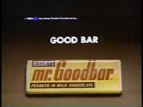 Mr. Goodbar chocolate bars 1985 TV commercial