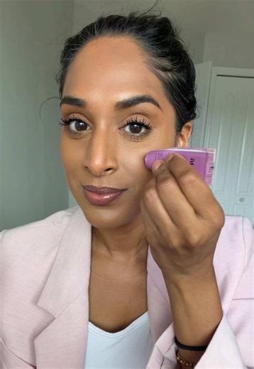 Purple blush on brown skin: Kulfi Beauty Lucky Lotus review
