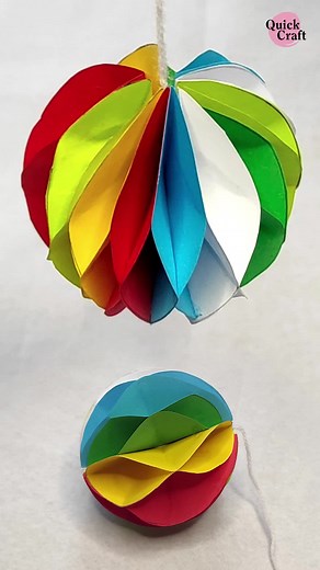 Crea una hermosa bola de papel honeycomb