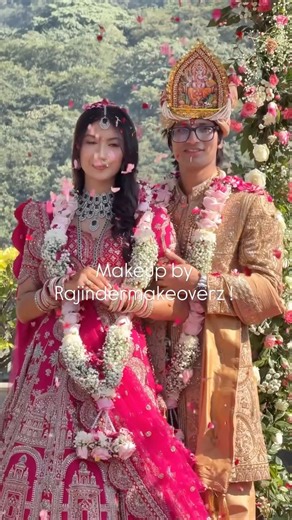 Rajinder Kaur on Instagram: "The wait is over ✨ Honoured to create this timeless bridal look for @avantikabhhatt beautiful bride of @souravjoshivlogs 🫶🏻 Every stroke, every detail—crafted with love, precision and passion. 💛 Here’s the moment we can finally share with you all. Makeup : @rajindermakeoverz Hair : @meenakshi_sirohi_hair_stylist #RajinderMakeovers #SaurabhJoshiVlogs #BridalMakeupArtist #IndianBridalMakeup #CelebrityBride #WeddingMakeupArtist #BridalGlam #MakeupTransformation #Punj