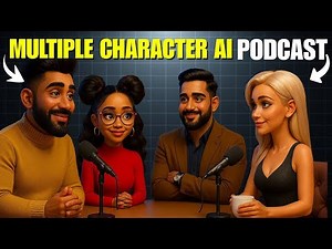How To Create a 3D AI Podcast With Multiple Talking Characters (No Studio Needed)