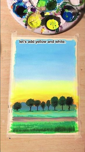 Learn how to paint using Acrylic 😍 Watch now and enjoyyy! Don't forget to subscribe thankyou🥰 #art