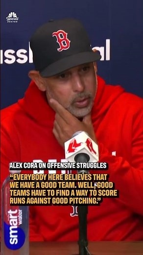 Alex Cora on offensive struggles vs. Yankees