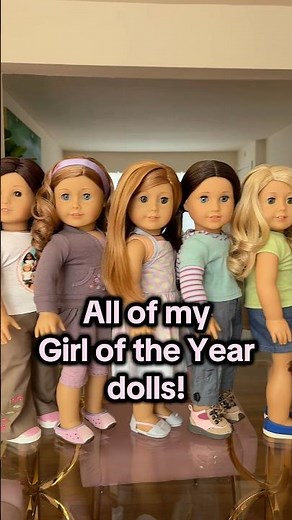 my girl of the year dolls! hoping to get isabelle/lea next! #americangirl #americangirldoll #doll
